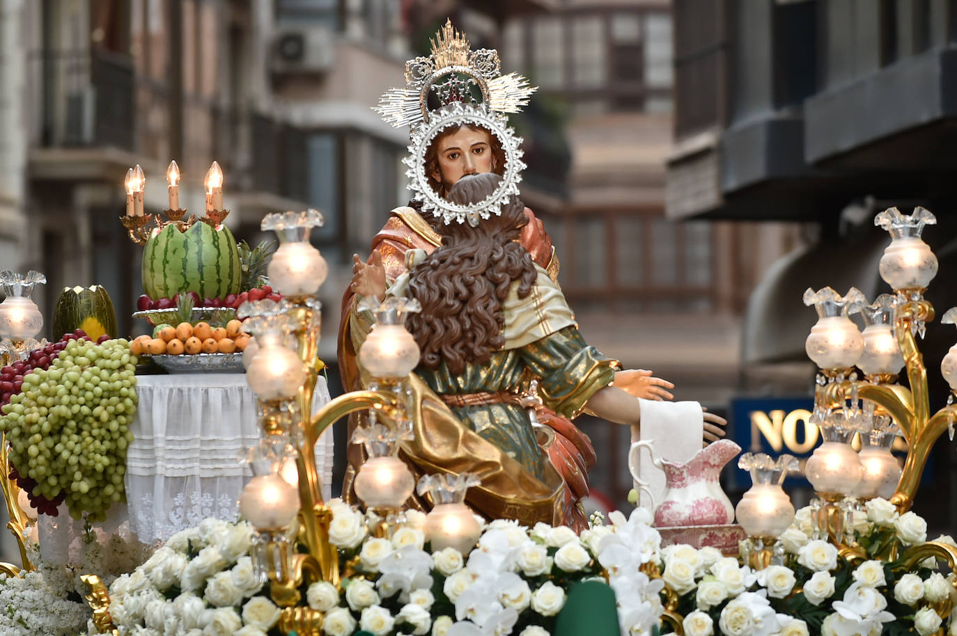 Suspendida la procesión del Cristo de la Esperanza en Murcia por la lluvia