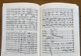Partitura de la Tercera sinfonía de Brahms.