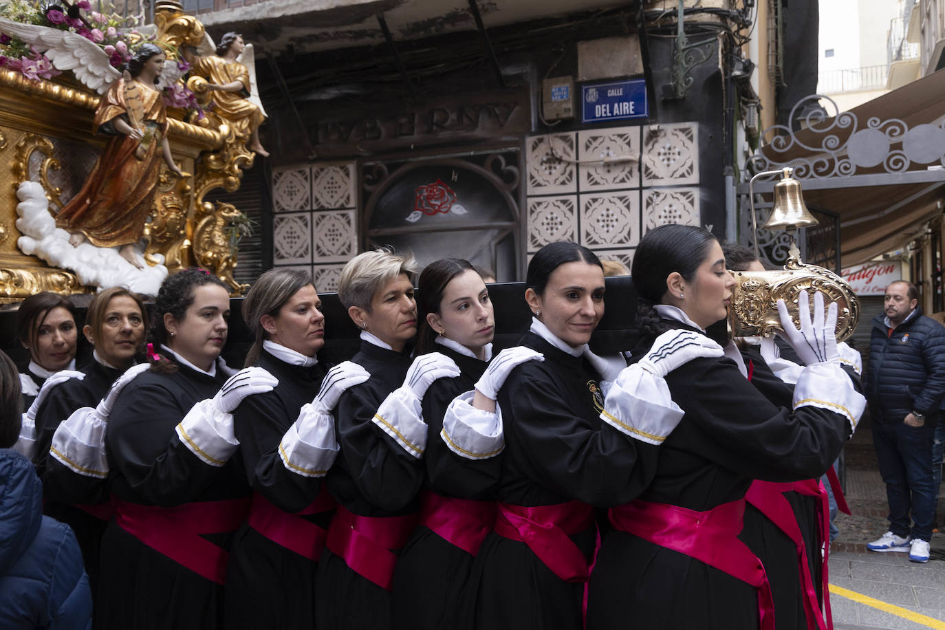 La lluvia obliga a suspender la procesión de La Burrica en Cartagena