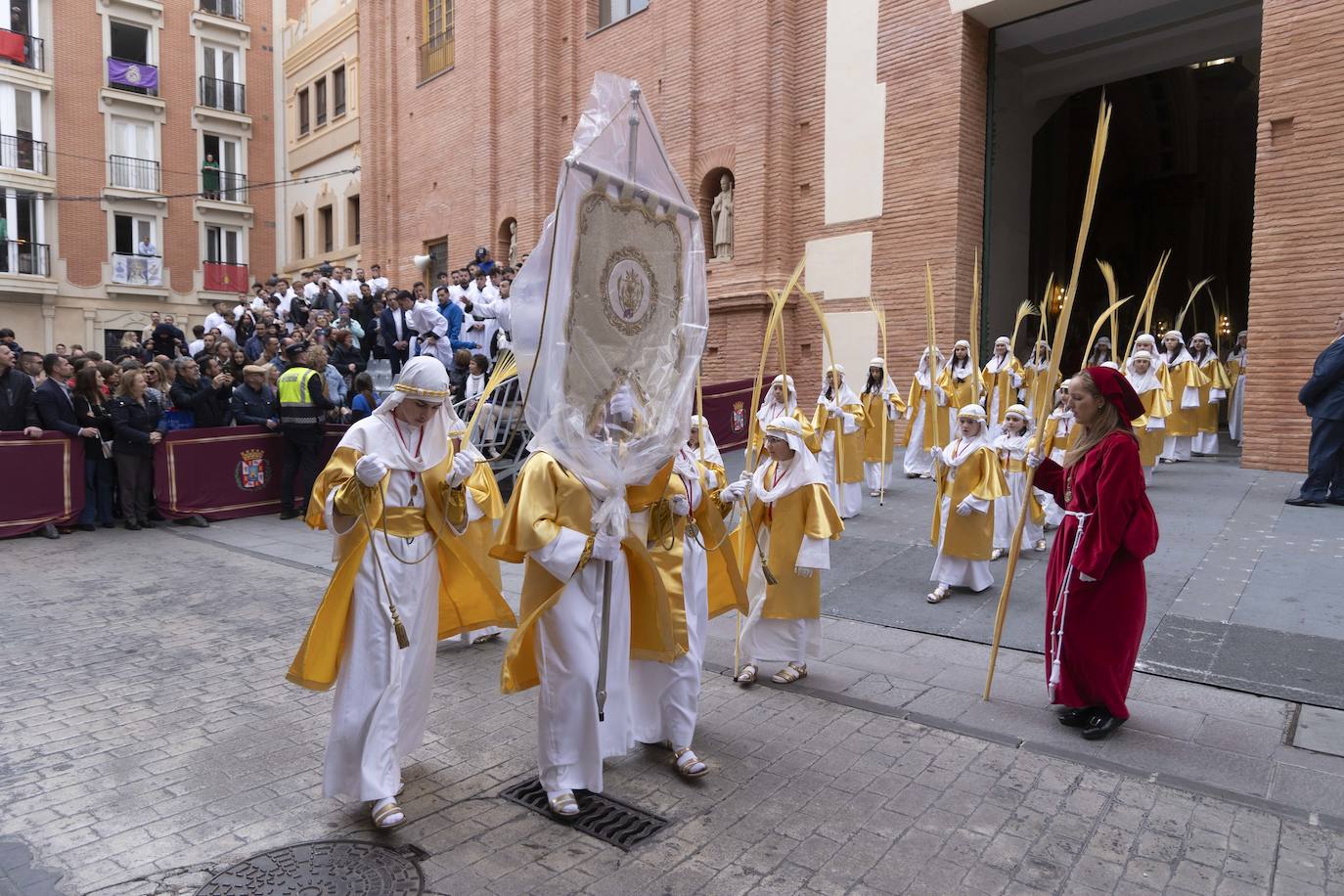 La lluvia obliga a suspender la procesión de La Burrica en Cartagena