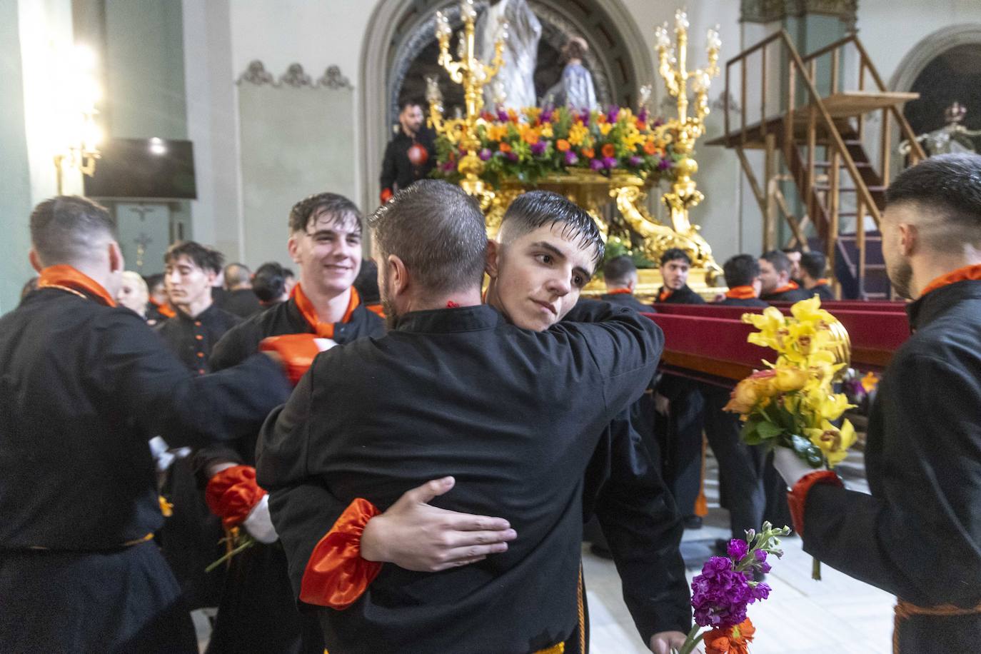 La lluvia obliga a suspender la procesión de La Burrica en Cartagena