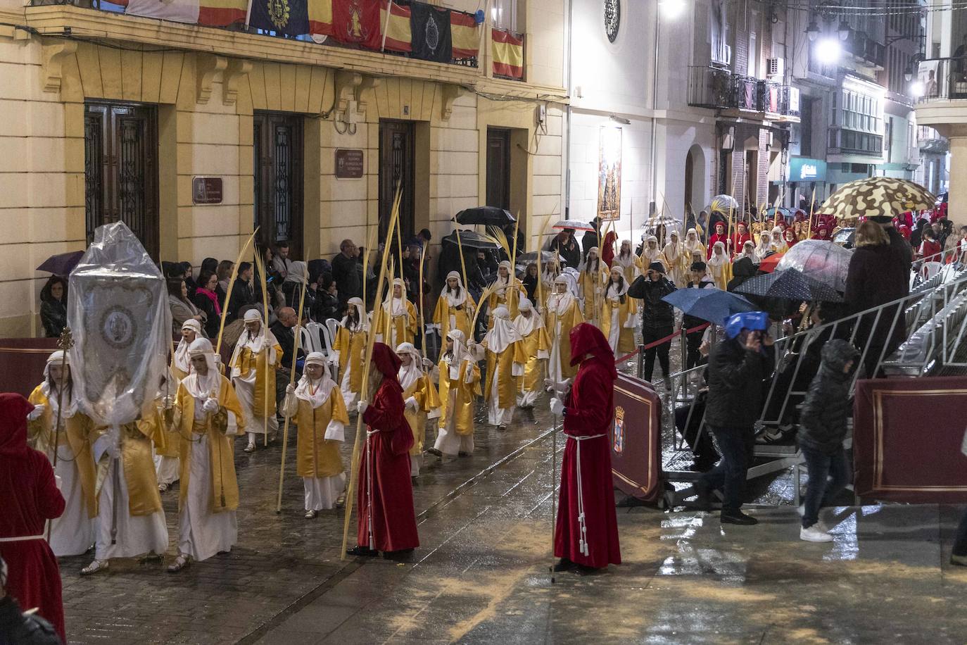 La lluvia obliga a suspender la procesión de La Burrica en Cartagena