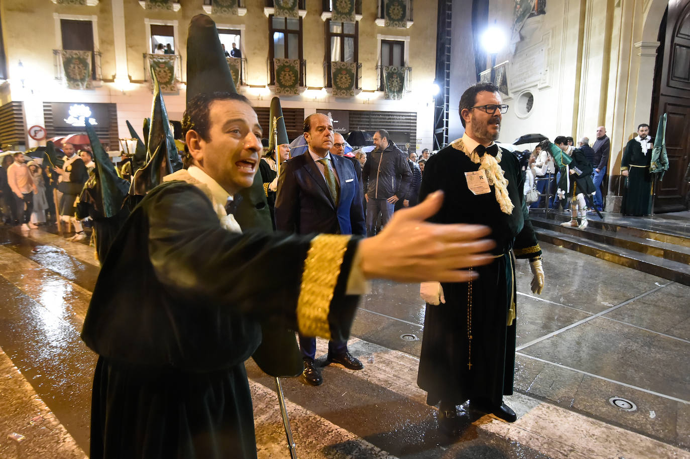 Suspendida la procesión del Cristo de la Esperanza en Murcia por la lluvia