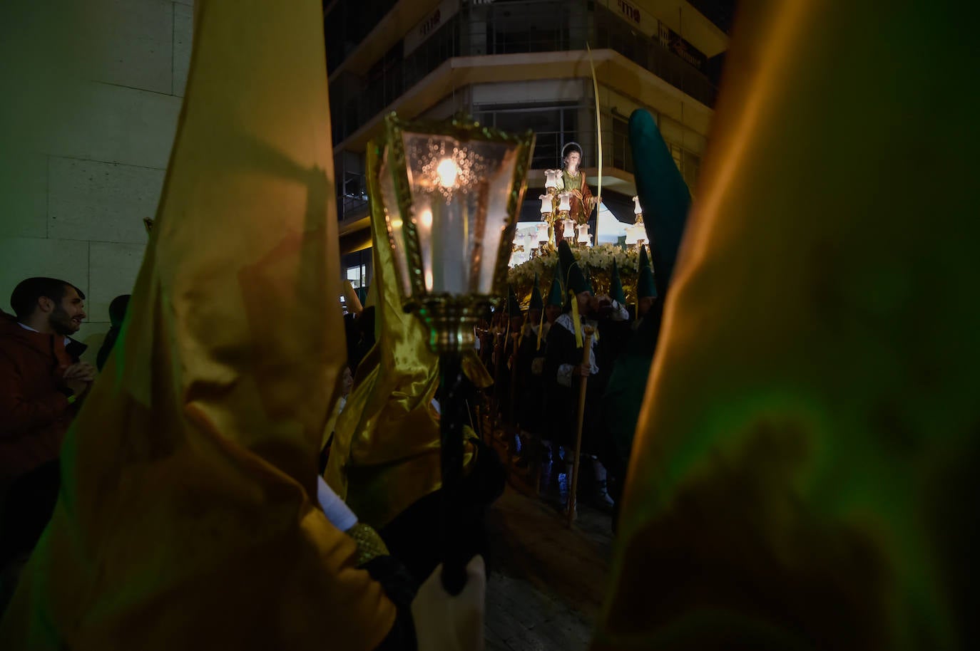 Suspendida la procesión del Cristo de la Esperanza en Murcia por la lluvia