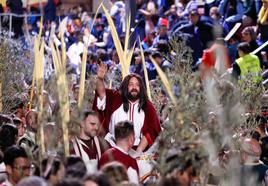 Las imágenes de la procesión del Domingo de Ramos en Lorca