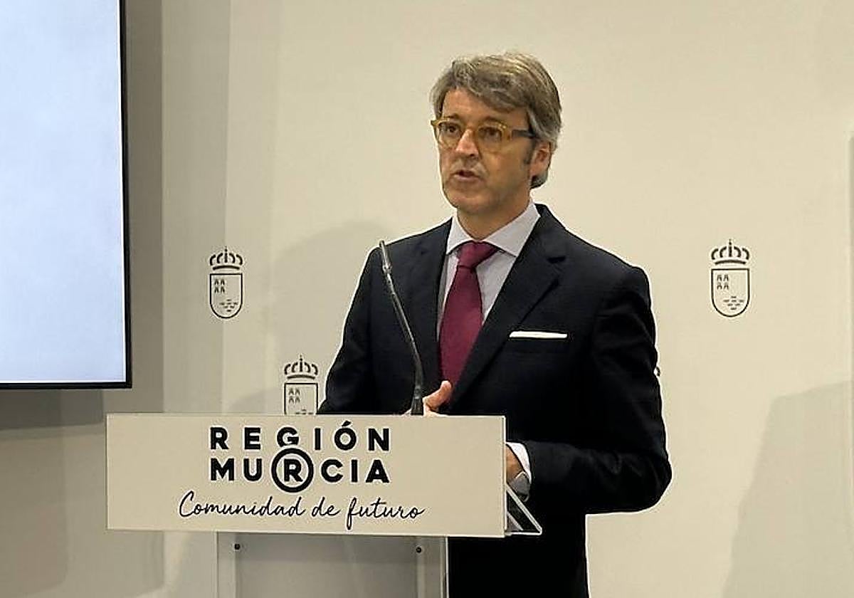 Luis Alberto Marín, durante la comparecencia de este lunes.