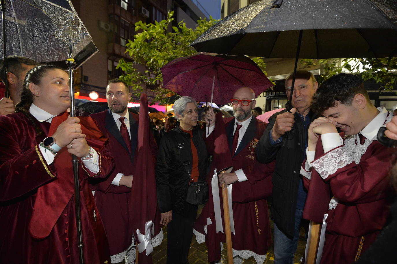 La amenaza de lluvia suspende la Procesión del Perdón en Murcia