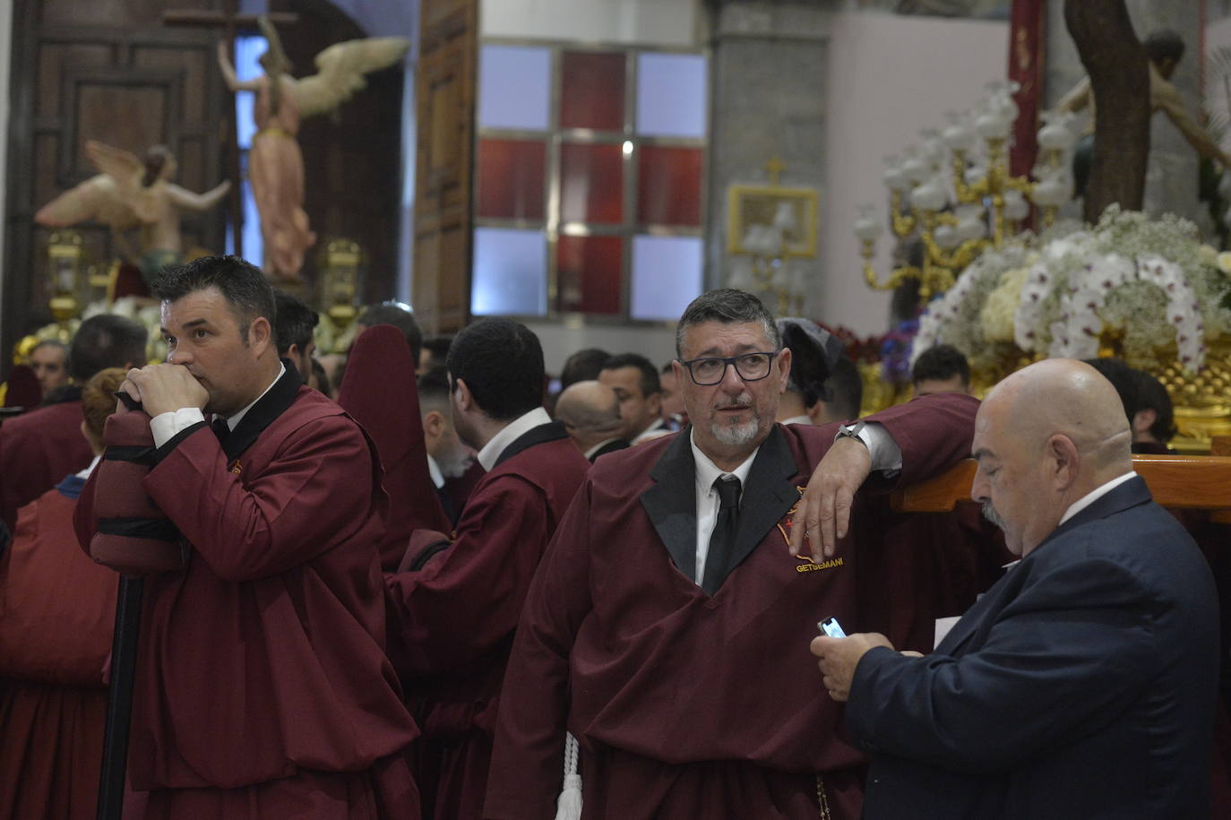 La amenaza de lluvia suspende la Procesión del Perdón en Murcia