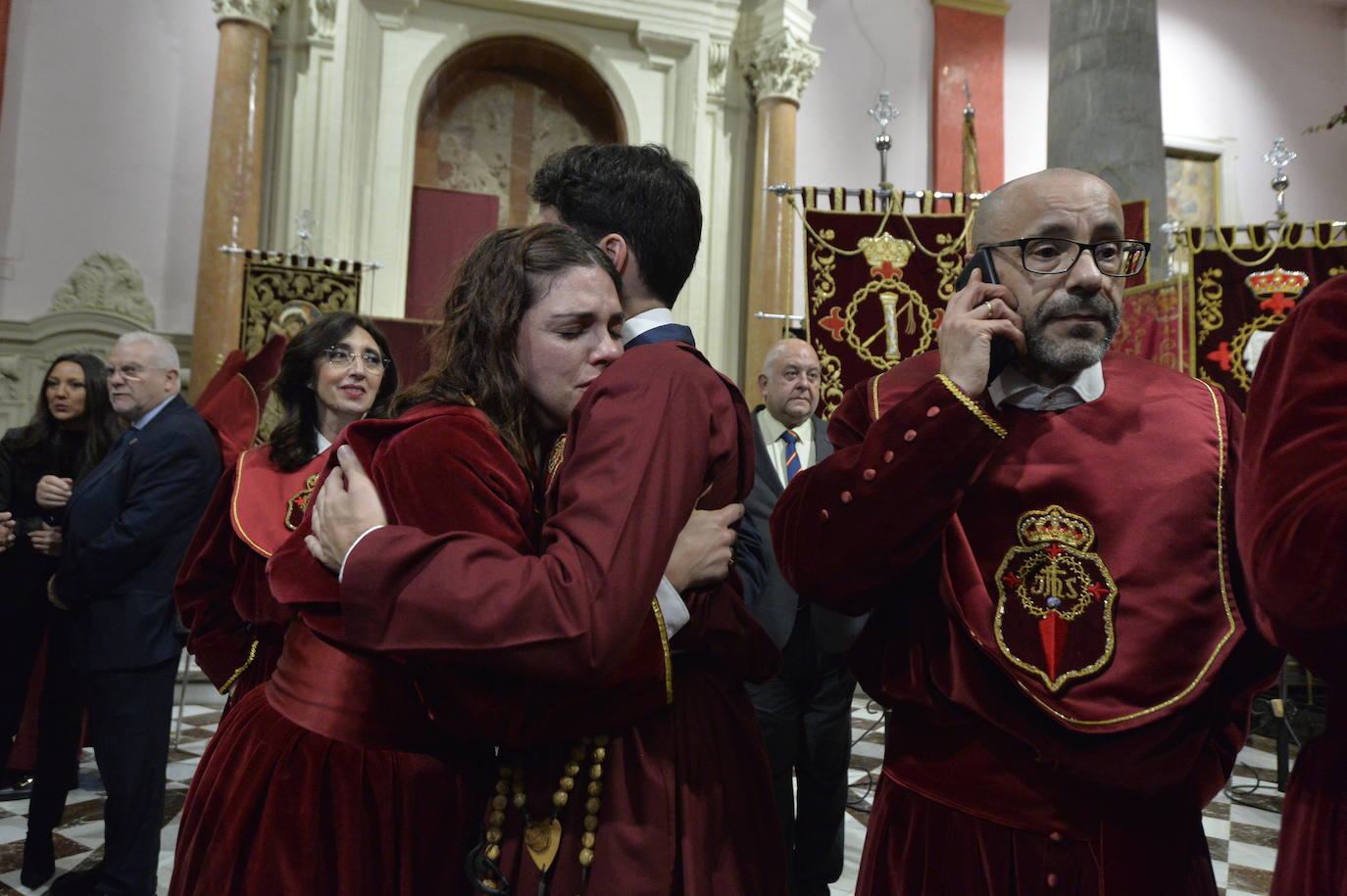 La amenaza de lluvia suspende la Procesión del Perdón en Murcia