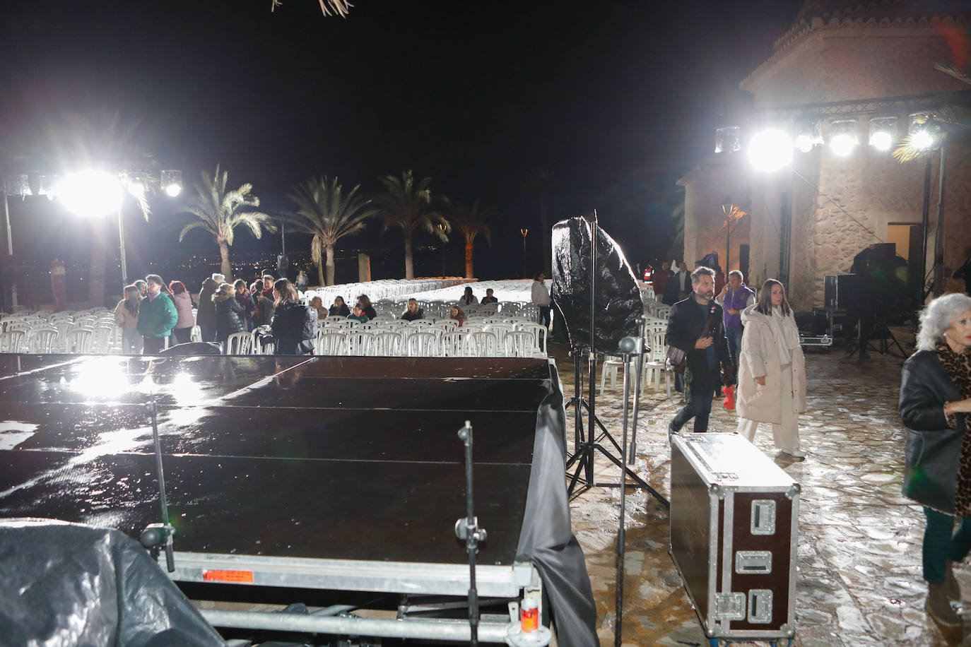 La lluvia obliga a suspender el vía crucis viviente de Lorca