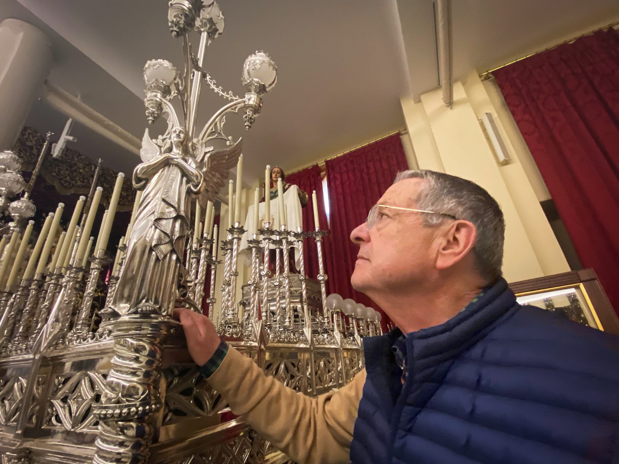 El nuevo acabado del trono de la Verónica en Orihuela