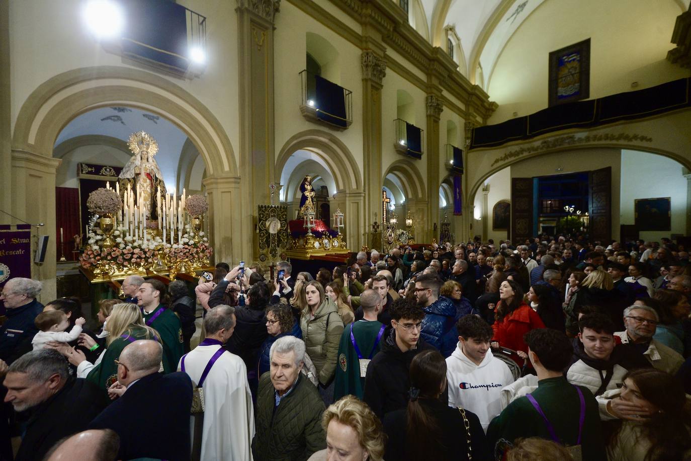 Suspendidas las procesiones de Martes Santo en Murcia por el mal tiempo