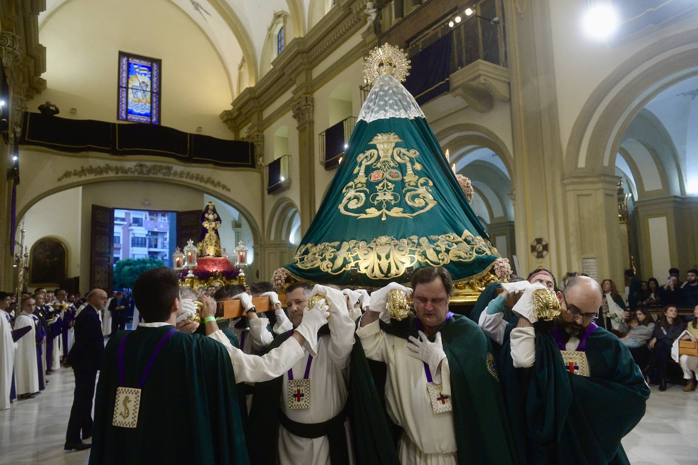 Suspendidas las procesiones de Martes Santo en Murcia por el mal tiempo