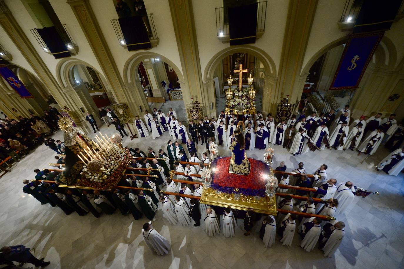 Suspendidas las procesiones de Martes Santo en Murcia por el mal tiempo