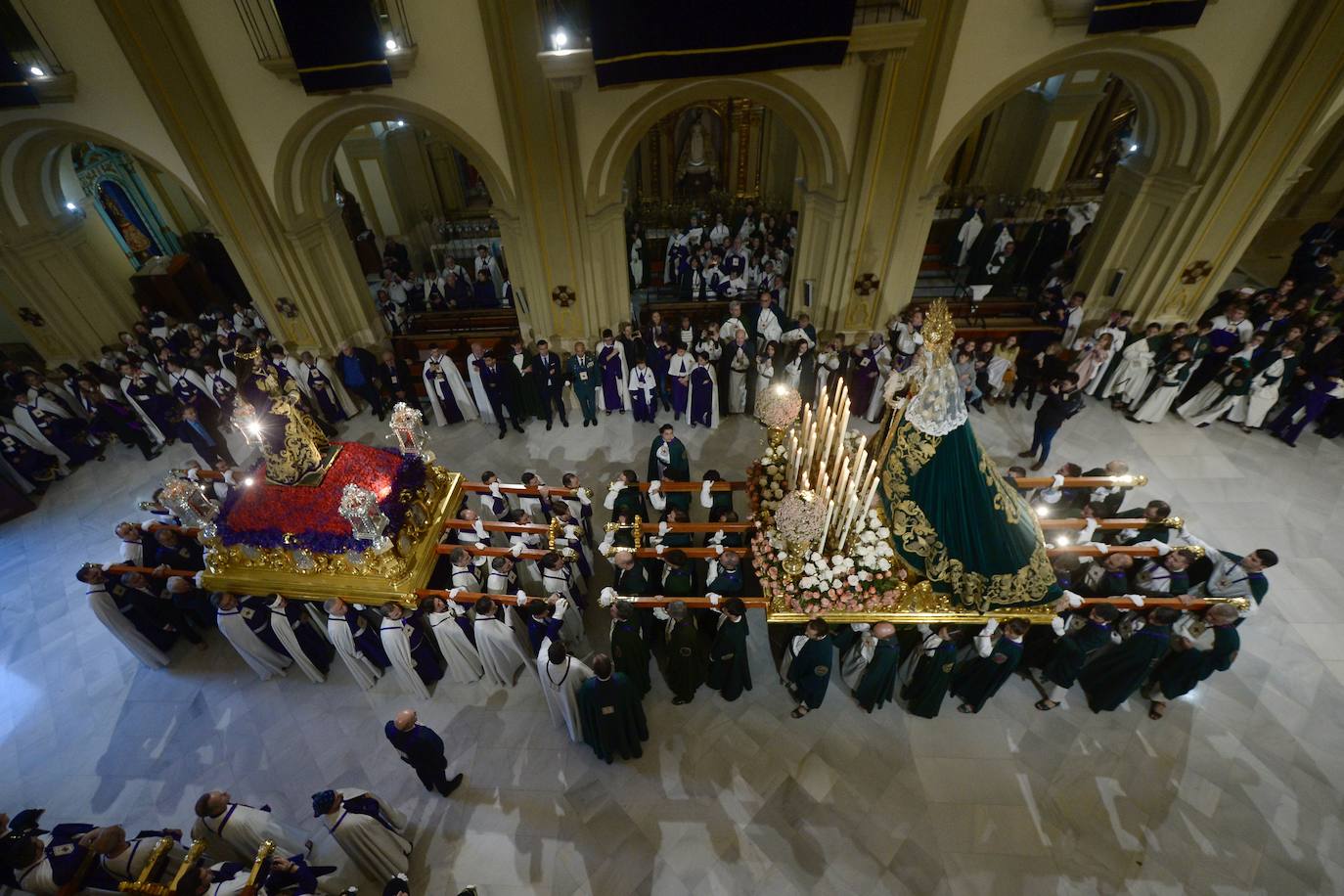 Suspendidas las procesiones de Martes Santo en Murcia por el mal tiempo