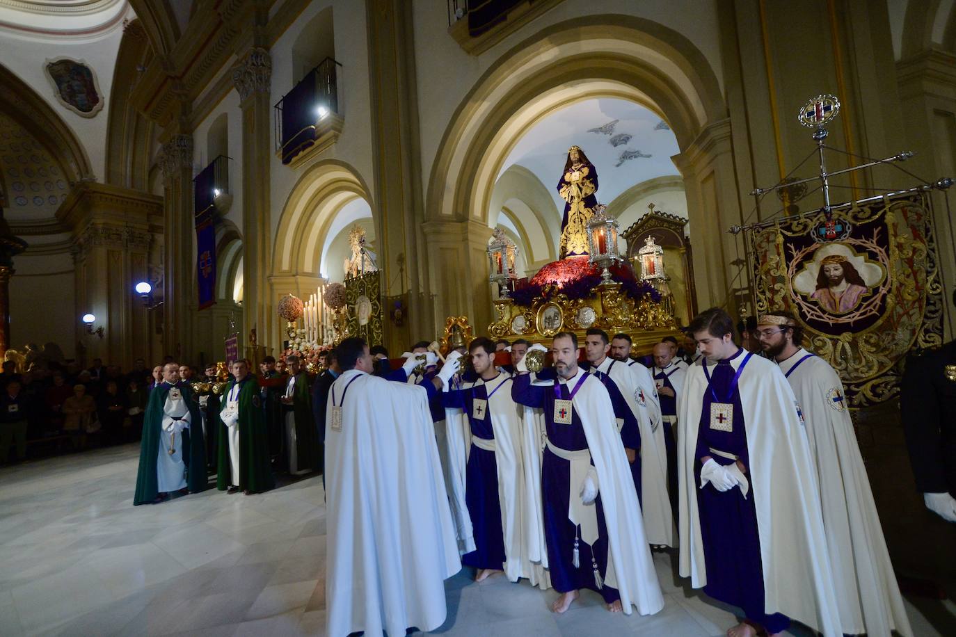 Suspendidas las procesiones de Martes Santo en Murcia por el mal tiempo