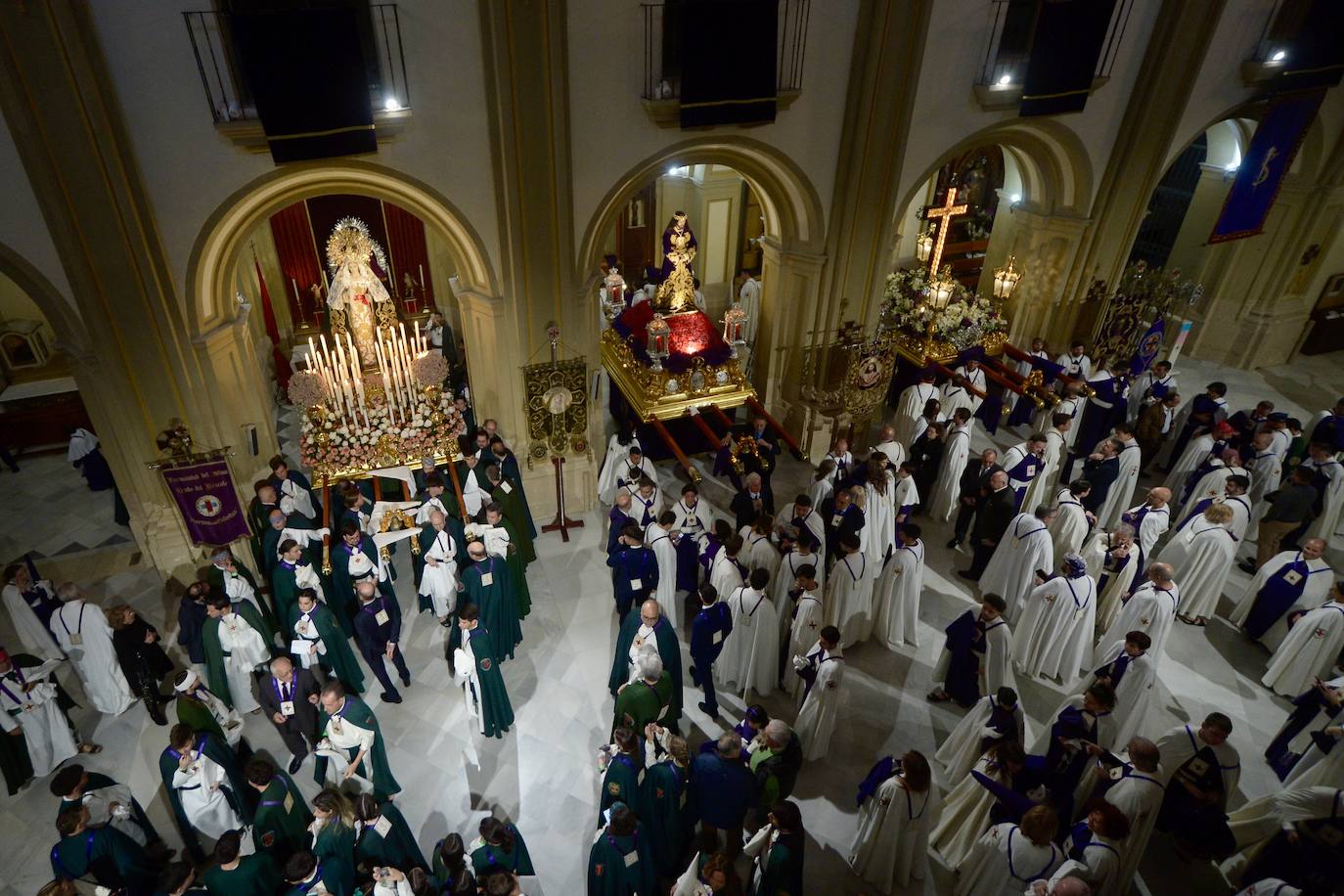 Suspendidas las procesiones de Martes Santo en Murcia por el mal tiempo