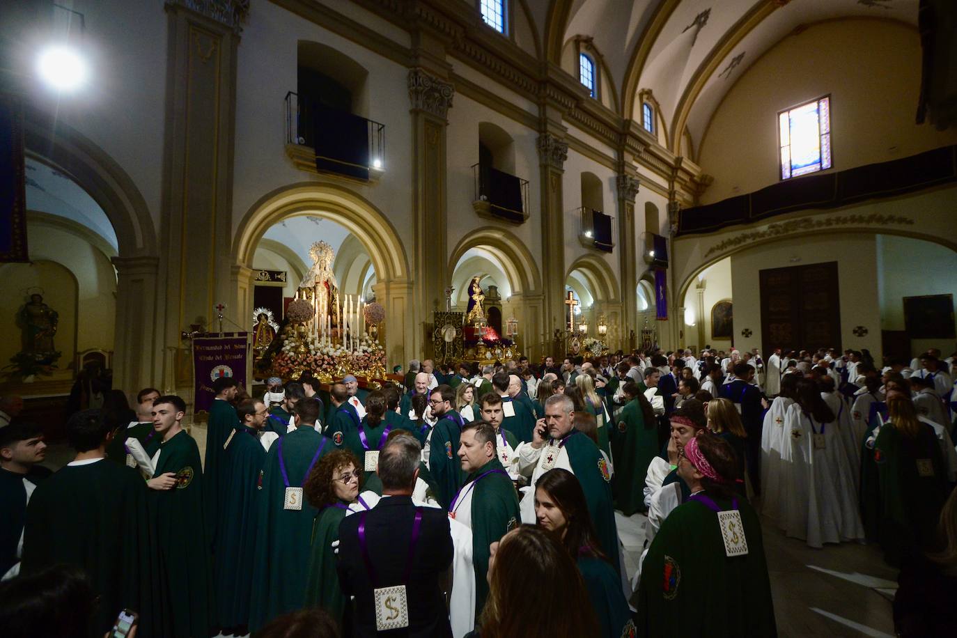 Suspendidas las procesiones de Martes Santo en Murcia por el mal tiempo