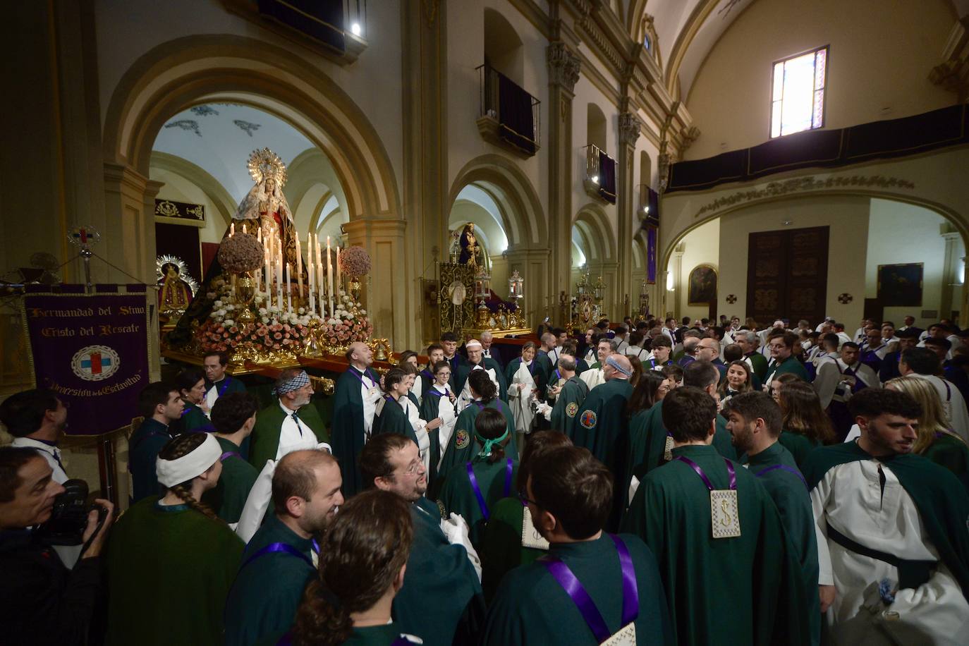 Suspendidas las procesiones de Martes Santo en Murcia por el mal tiempo