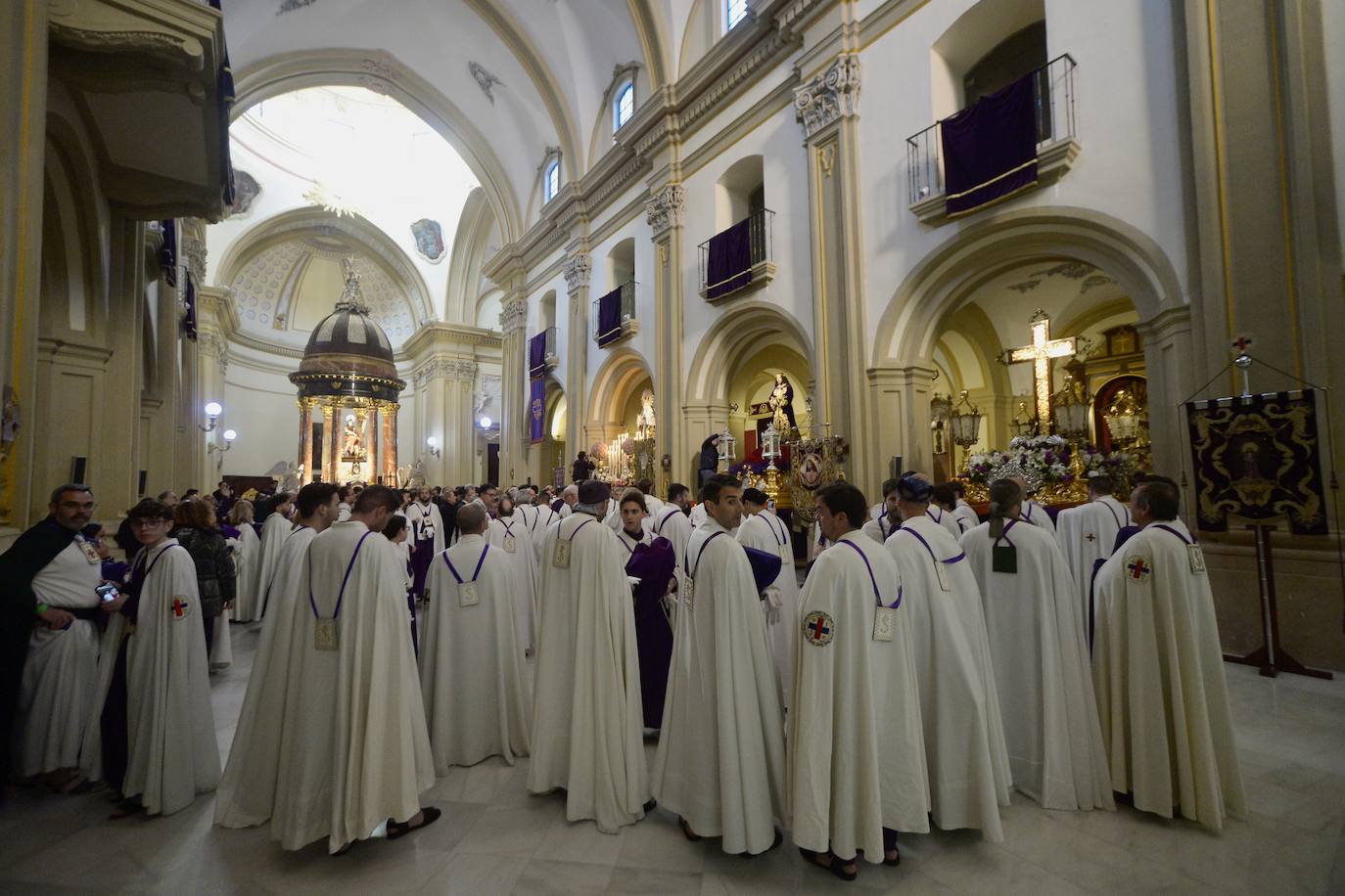 Suspendidas las procesiones de Martes Santo en Murcia por el mal tiempo