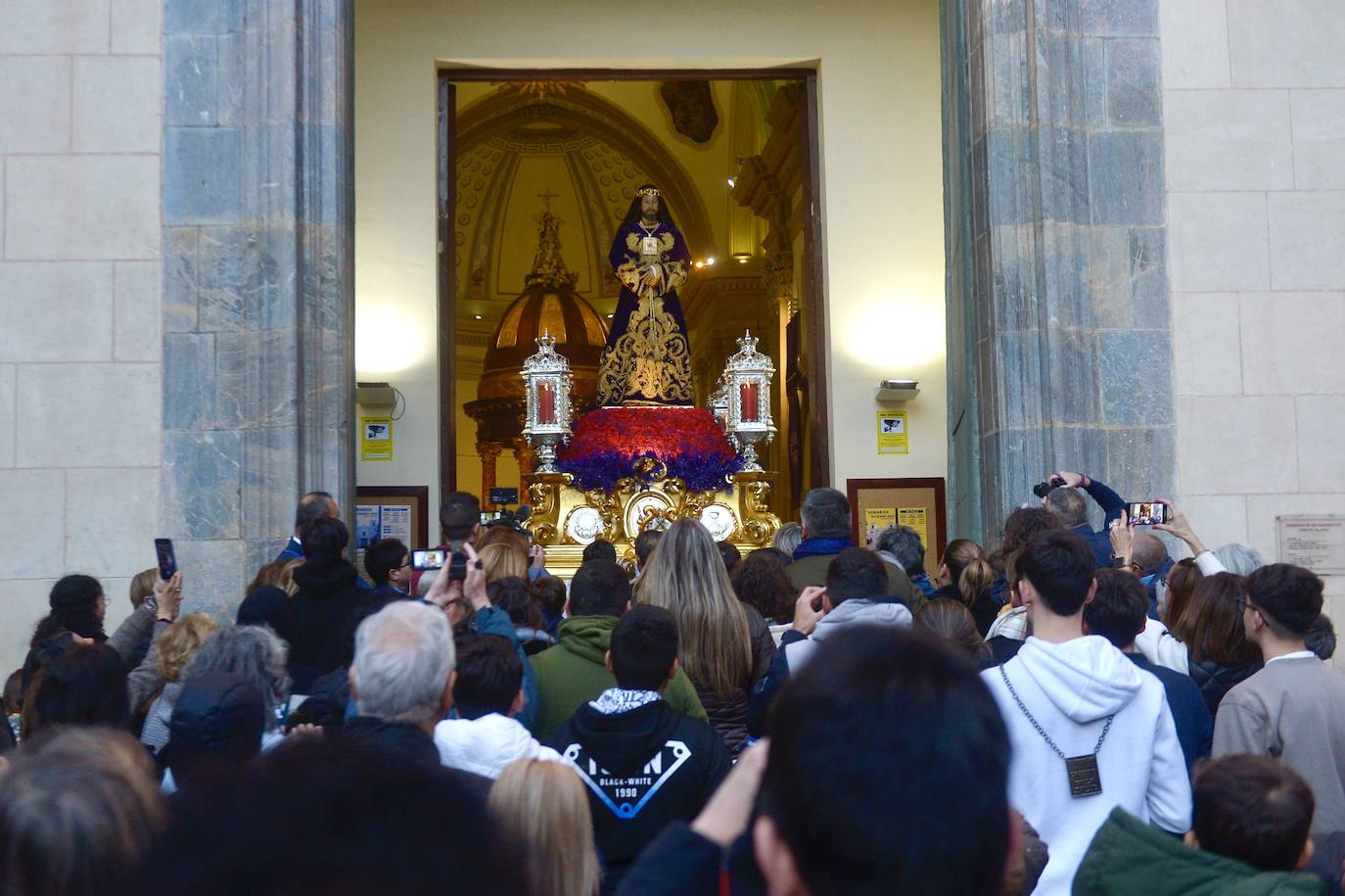 Suspendidas las procesiones de Martes Santo en Murcia por el mal tiempo