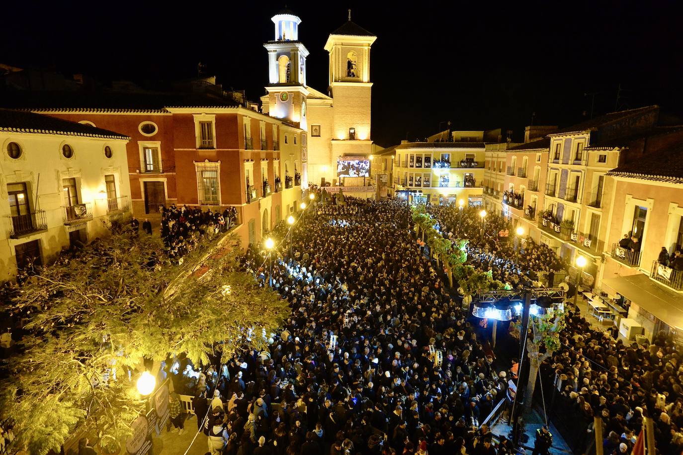 Las imágenes de La Noche de los Tambores en Mula