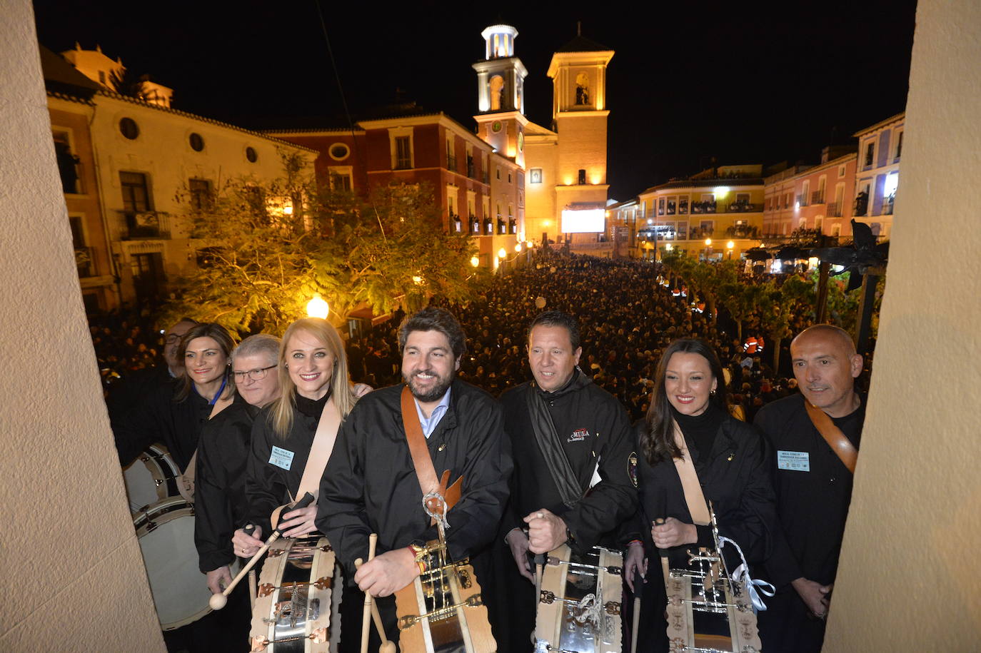 Las imágenes de La Noche de los Tambores en Mula