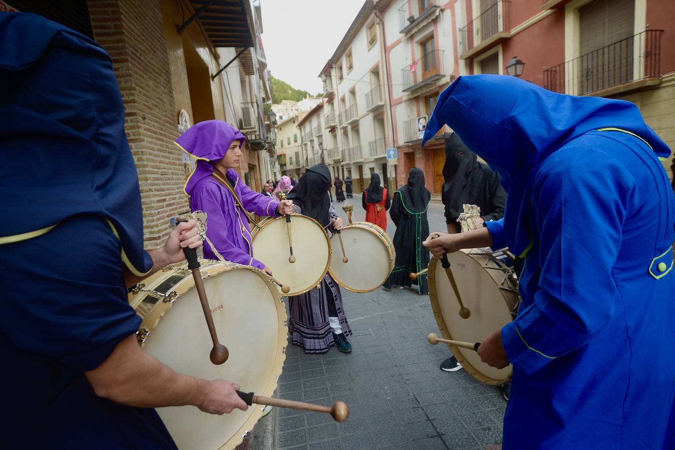 Los tambores toman las calles de Moratalla en Jueves Santo