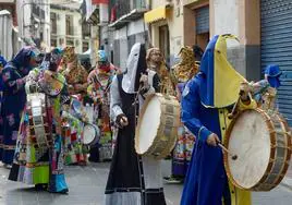 Los tambores toman las calles de Moratalla en Jueves Santo