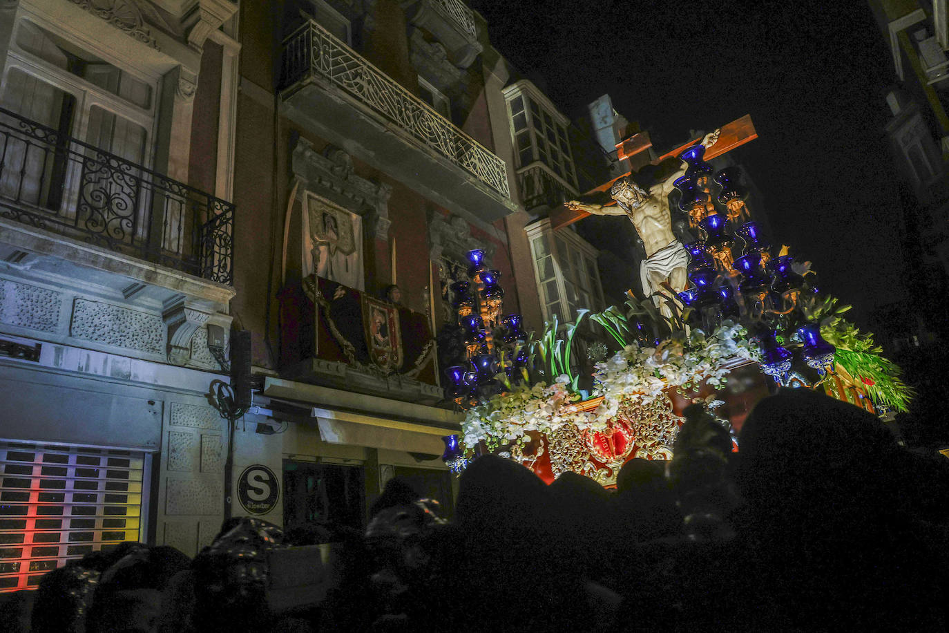 La procesión del Silencio de Cartagena, en imágenes