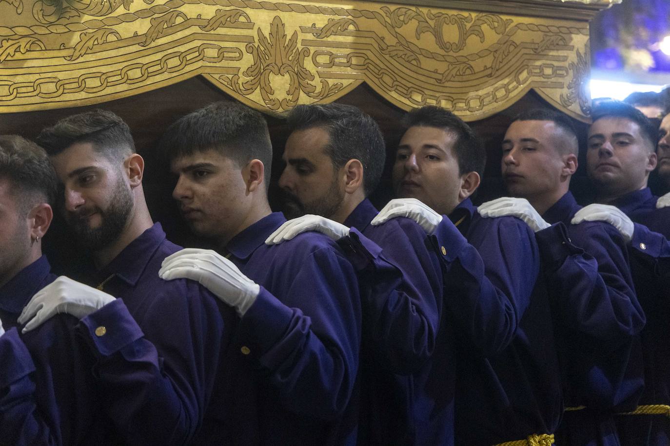 Procesión del Encuentro de Viernes Santo de Cartagena, en imágenes