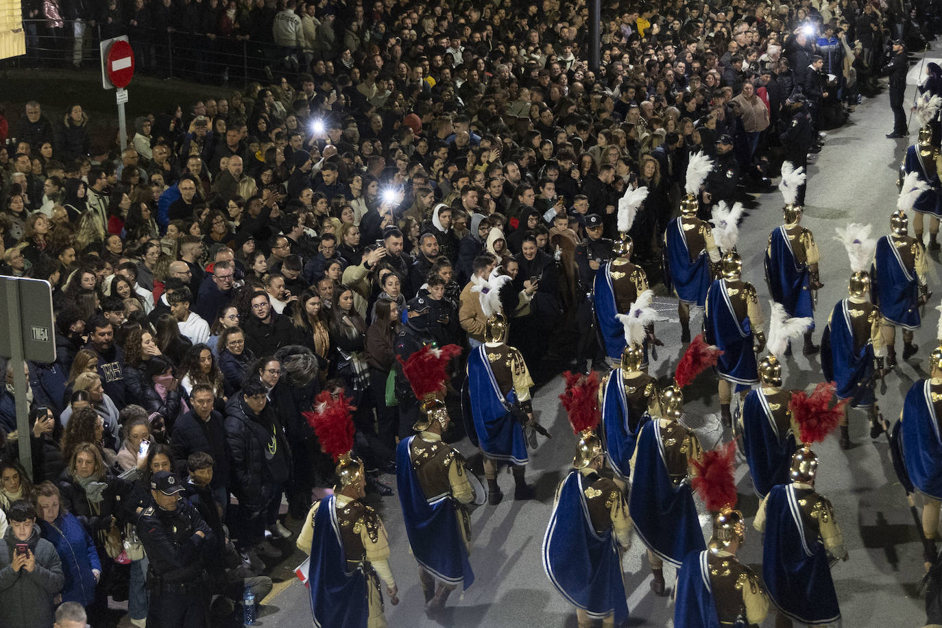 Procesión del Encuentro de Viernes Santo de Cartagena, en imágenes
