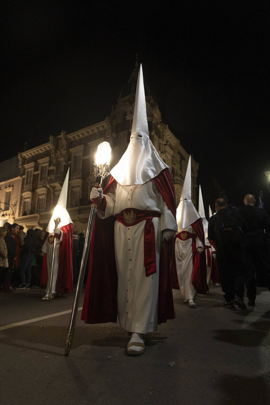 Procesión del Encuentro de Viernes Santo de Cartagena, en imágenes