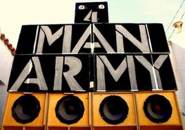 Fiesta salvaje con el décimo aniversario 4 Man Army  Sound System