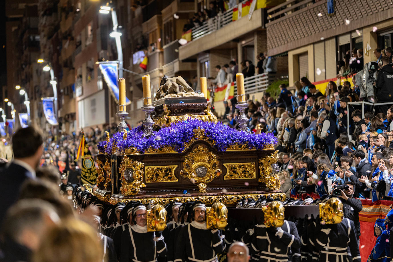 La procesión del Viernes Santo de Lorca, en imágenes
