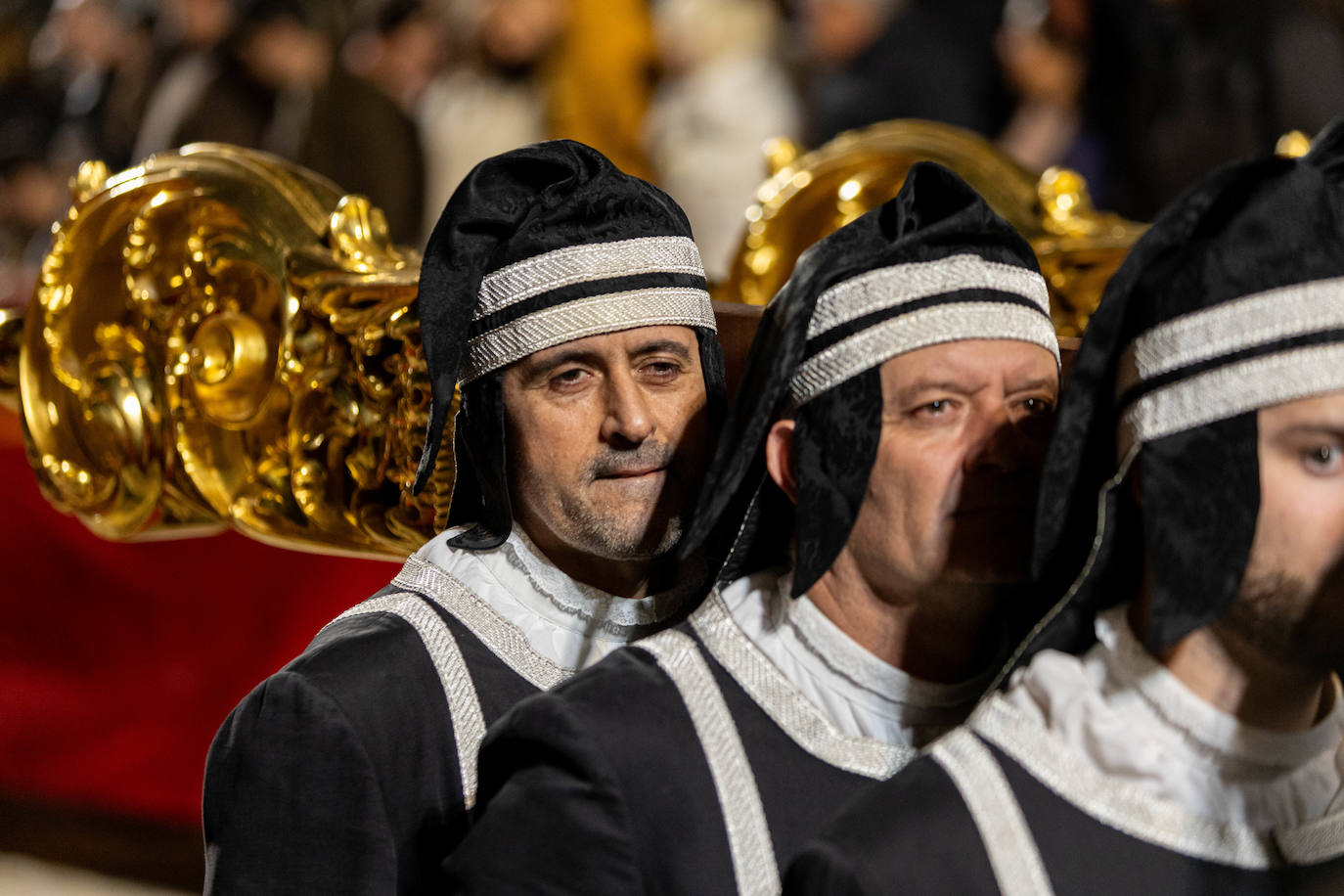 La procesión del Viernes Santo de Lorca, en imágenes