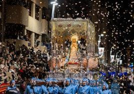 La procesión del Viernes Santo de Lorca, en imágenes
