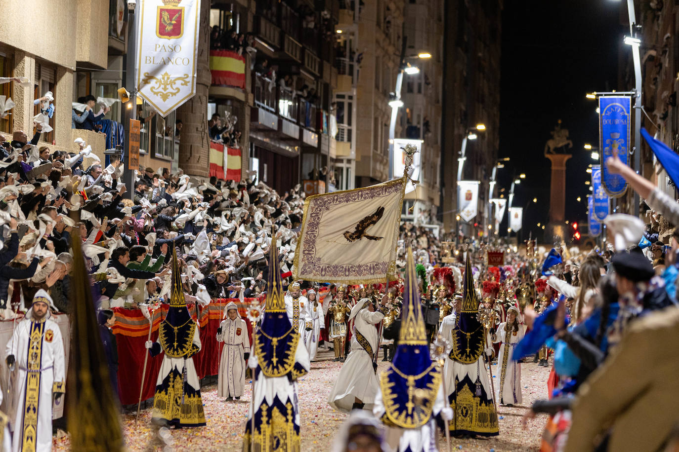 La procesión del Viernes Santo de Lorca, en imágenes