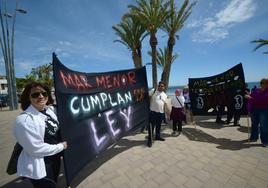 Marcha por los derechos del Mar Menor en San Javier, en imágenes