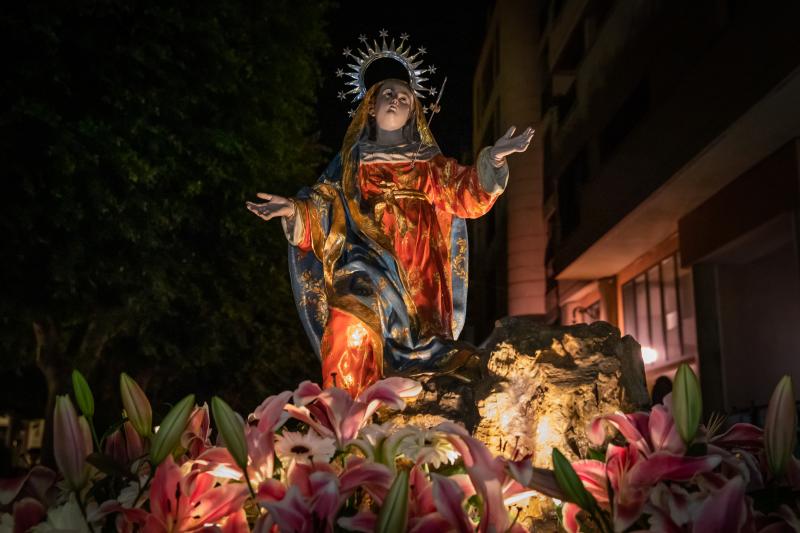 Las imágenes de la procesión de la Resurrección en Orihuela