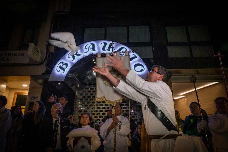 Las imágenes de la procesión de la Resurrección en Orihuela