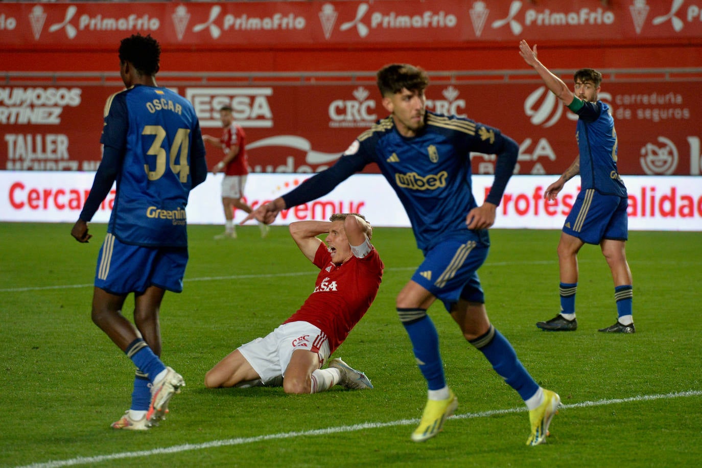 La victoria del Real Murcia frente al Recreativo Granada, en imágenes