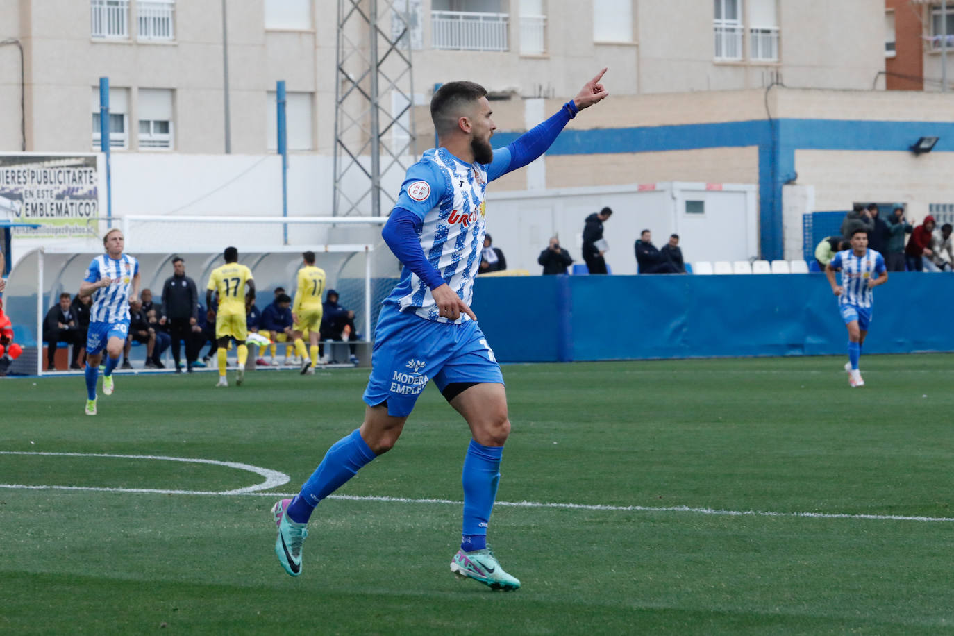 Las imágenes del Águilas-Cartagena B (1-1)