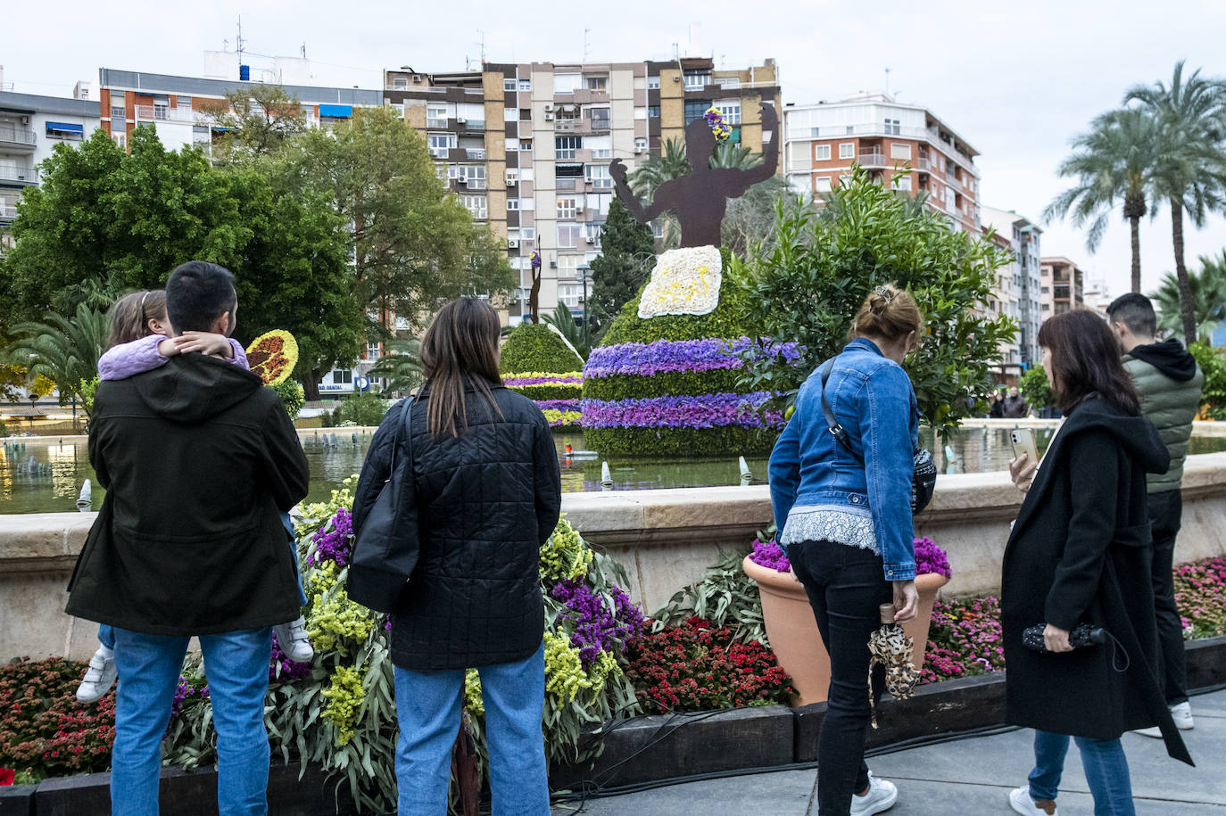 Las imágenes de la inauguración de los Jardines de Primavera en Murcia
