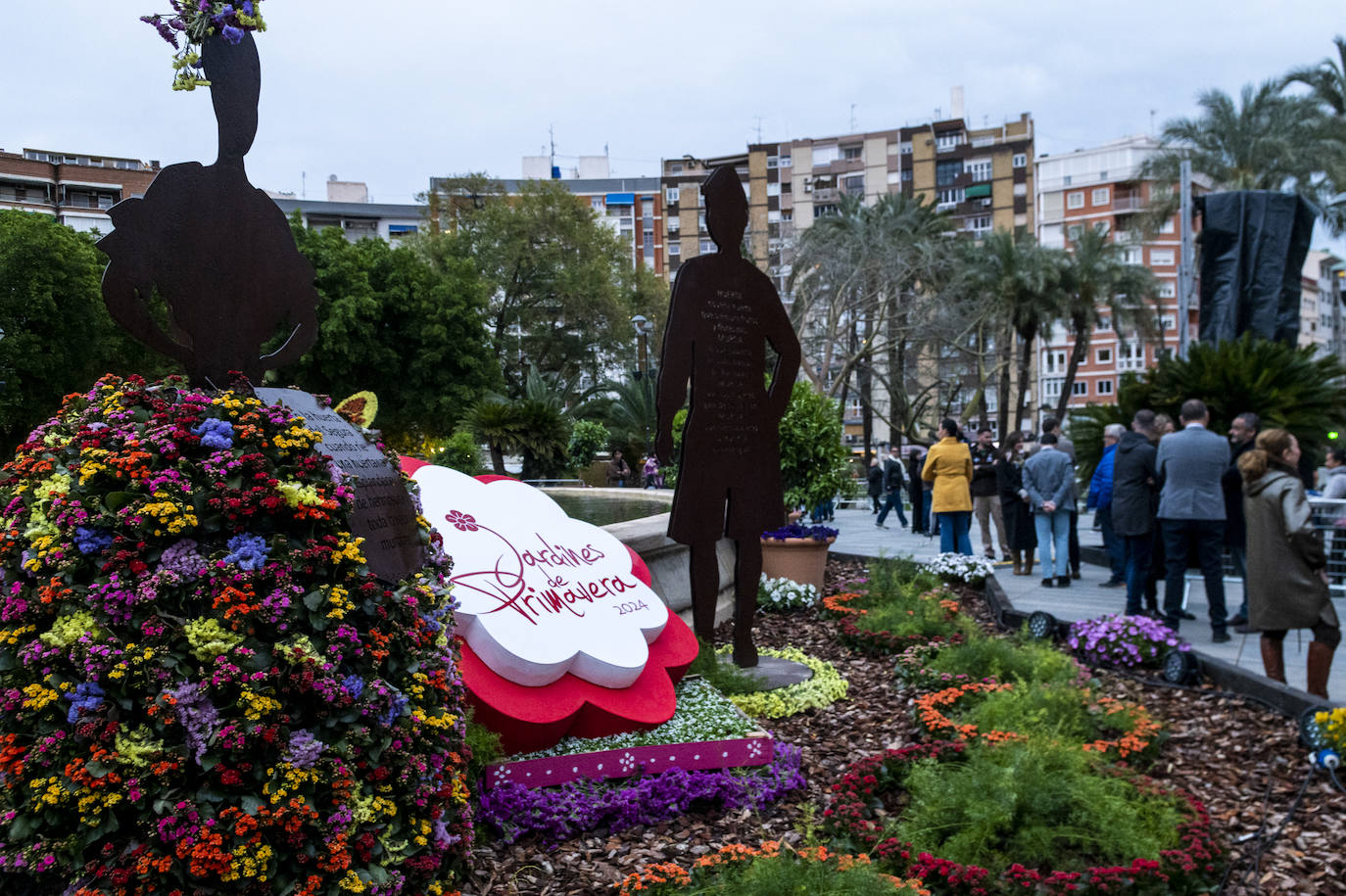 Las imágenes de la inauguración de los Jardines de Primavera en Murcia