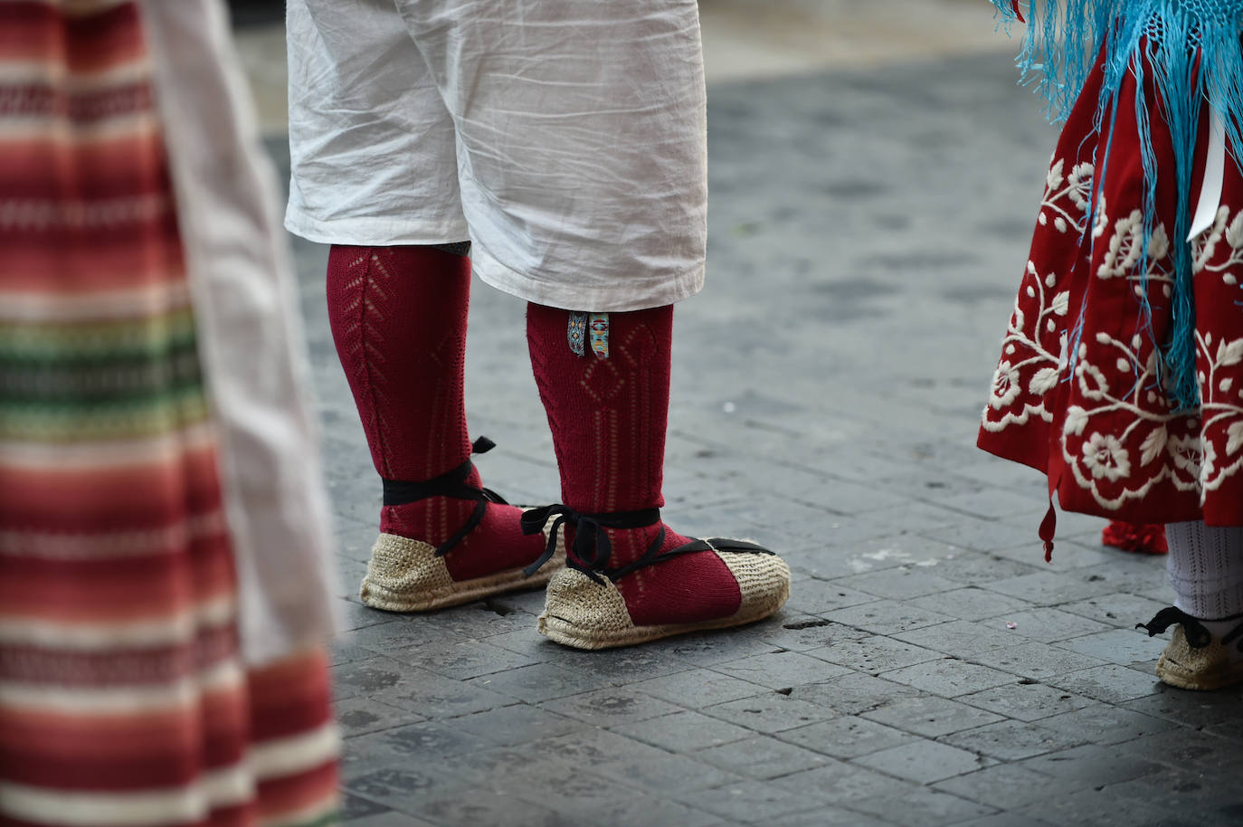 Las imágenes de la ofrenda floral a la Virgen de la Fuensanta