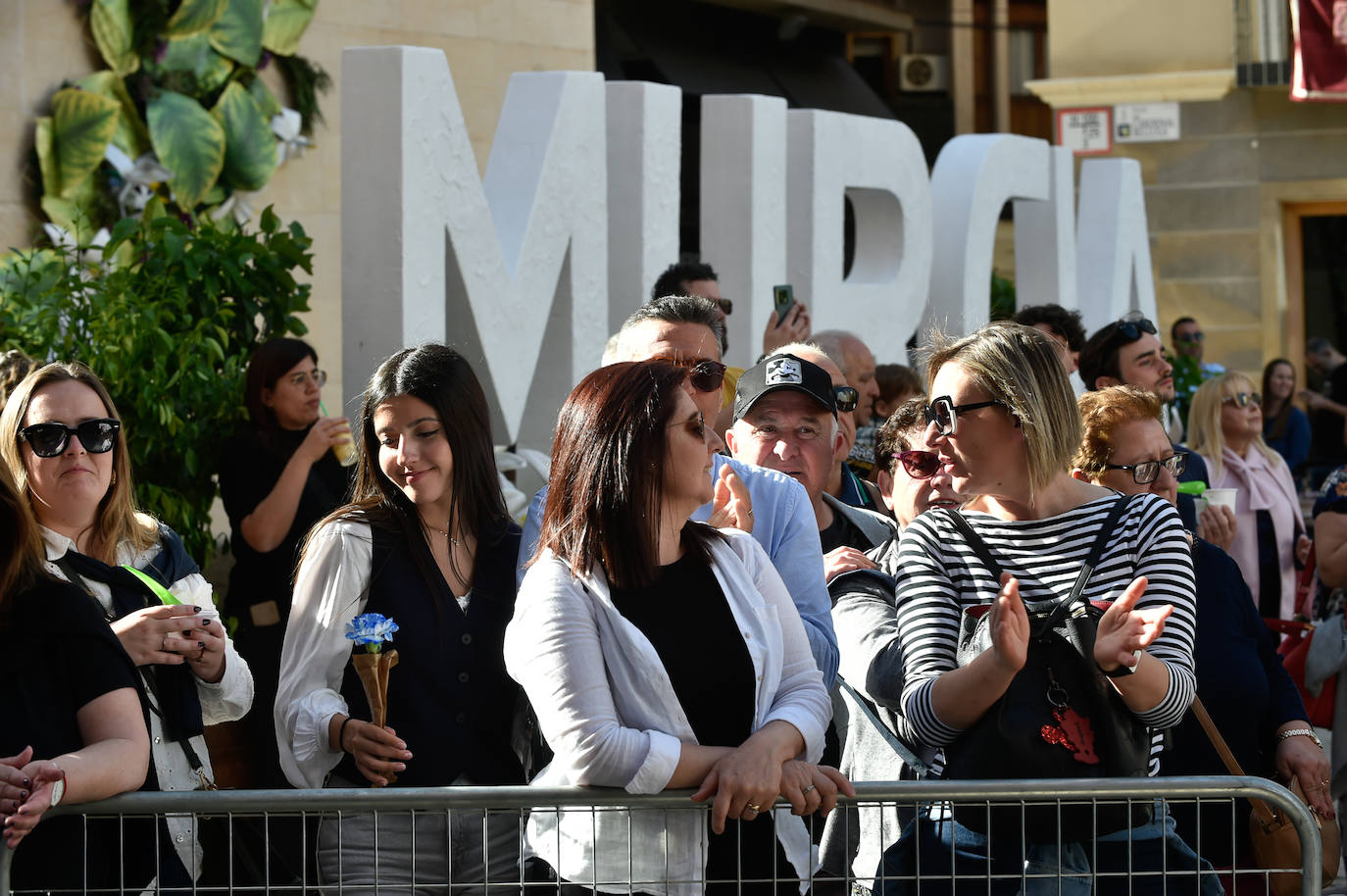 Las imágenes de la ofrenda floral a la Virgen de la Fuensanta