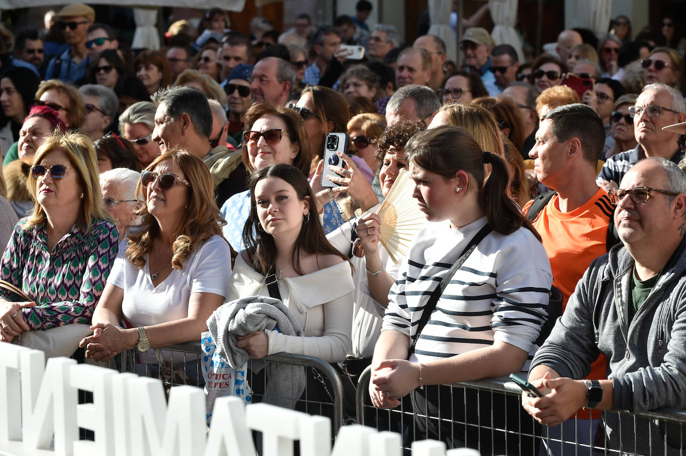 Las imágenes de la ofrenda floral a la Virgen de la Fuensanta