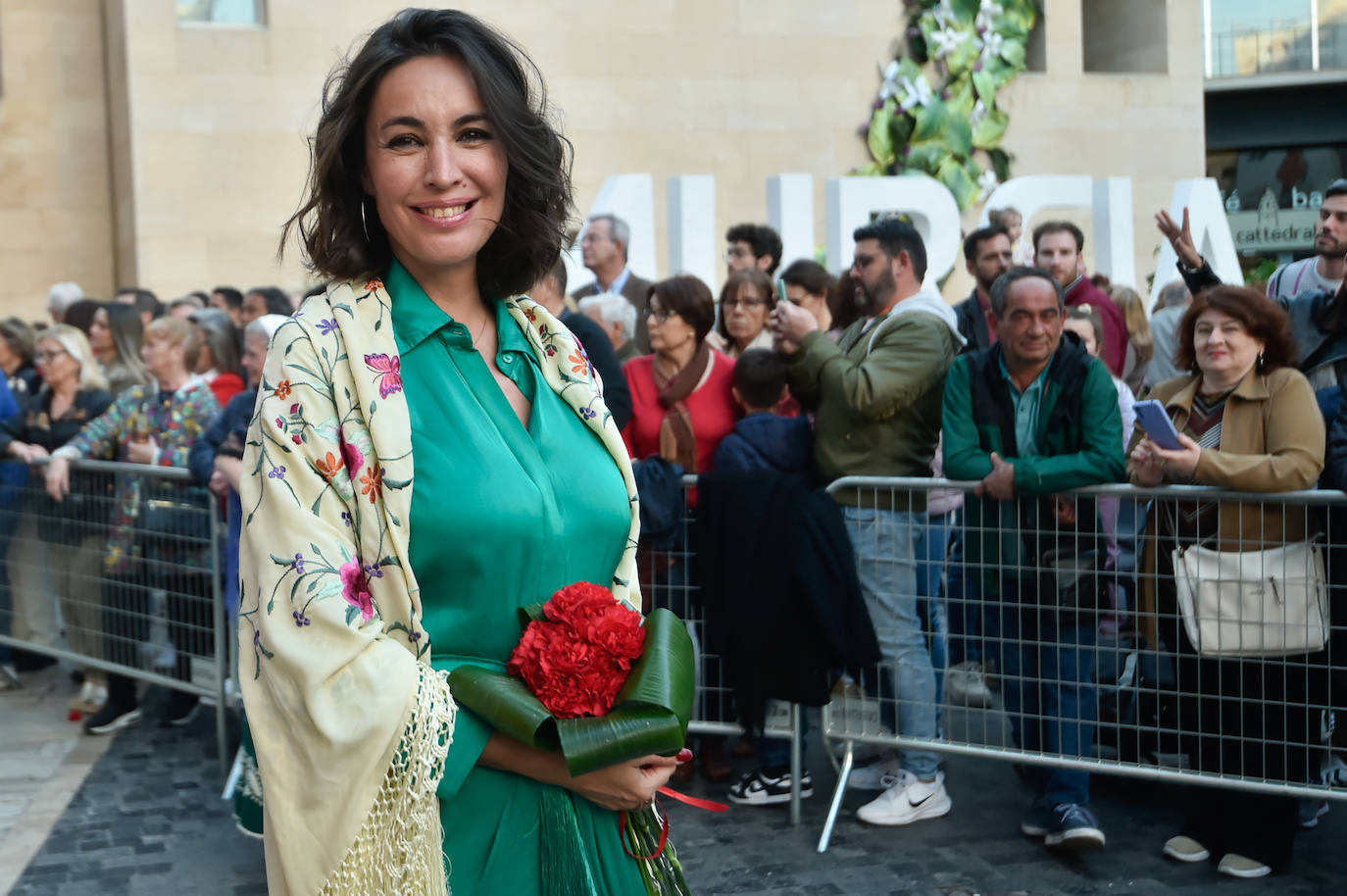 Las imágenes de la ofrenda floral a la Virgen de la Fuensanta