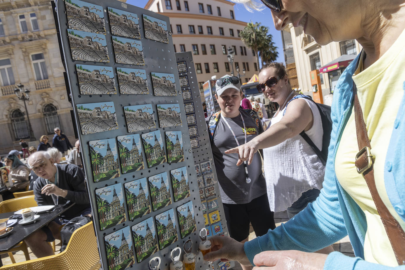 Gran afluencia de turistas en Cartagena